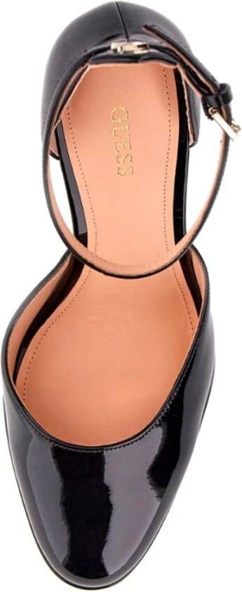 Guess Glanzende lakpumps voor fashionista`s Black Dames