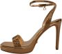 Guess Gouden katoenen sandalen met gespsluiting Yellow Dames - Thumbnail 2