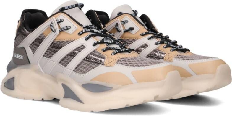 Guess Grijze Lage Sneakers Belluna Stijl Gray Dames