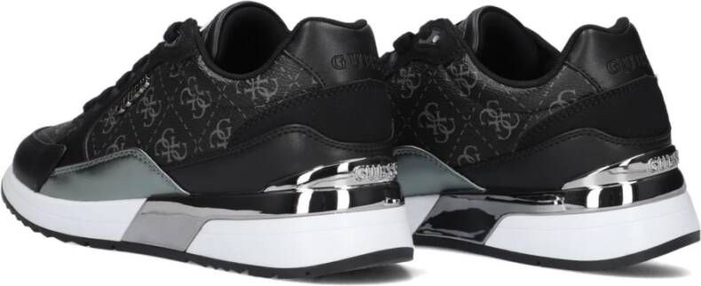 Guess Grijze Lage Top Sneakers Moxea12 Black Dames - Foto 4