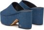 Guess Heeled Mules Blue Dames - Thumbnail 3
