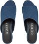 Guess Katoenen hakken pumps voor vrouwen Blue Dames - Thumbnail 14
