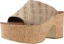 Guess Heeled Mules Brown Dames - Thumbnail 4