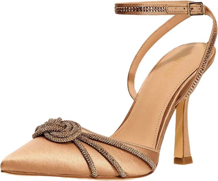 Guess Satin Pumps met puntige neus Beige Dames