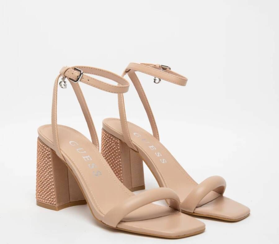 Guess High Heel Sandals Beige Dames