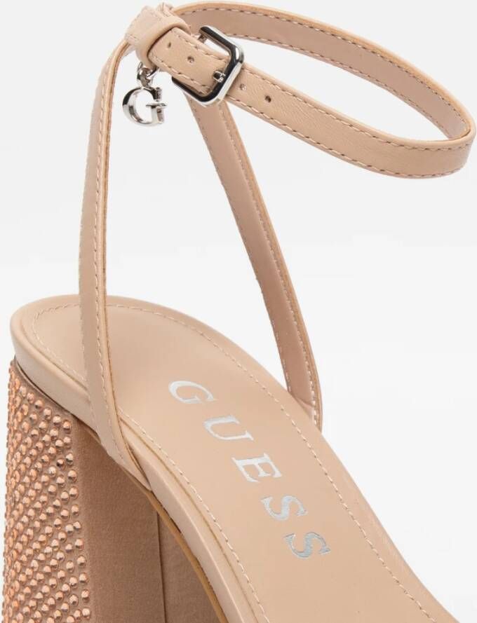 Guess High Heel Sandals Beige Dames