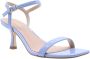 Guess Fallein Hoge Hak Sandalen Blauw Dames - Thumbnail 2
