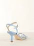 Guess Fallein Hoge Hak Sandalen Blauw Dames - Thumbnail 10