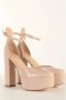 Guess Statement Synthetisch Leren Pumps Beige Dames - Thumbnail 6