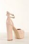 Guess Statement Synthetisch Leren Pumps Beige Dames - Thumbnail 8