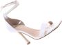 Guess Witte Stiletto Sandalen met Vierkante Neus White Dames - Thumbnail 8