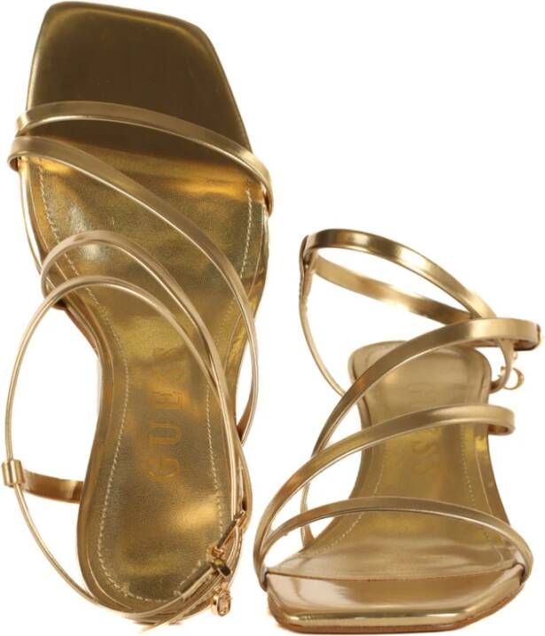 Guess High Heel Sandals Yellow Dames