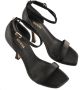 Guess Zwarte Strappy Damessandalen voor Lente Zomer Black Dames - Thumbnail 5