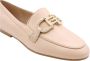 Guess Klassieke Leren Mocassin Schoenen Beige Dames - Thumbnail 14
