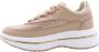 Guess Stijlvolle Kyra Sneaker voor Vrouwen Beige Dames - Thumbnail 4
