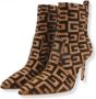 GUESS Dafina3 Enkellaarsjes Enkelboots Dames Cognac - Thumbnail 7