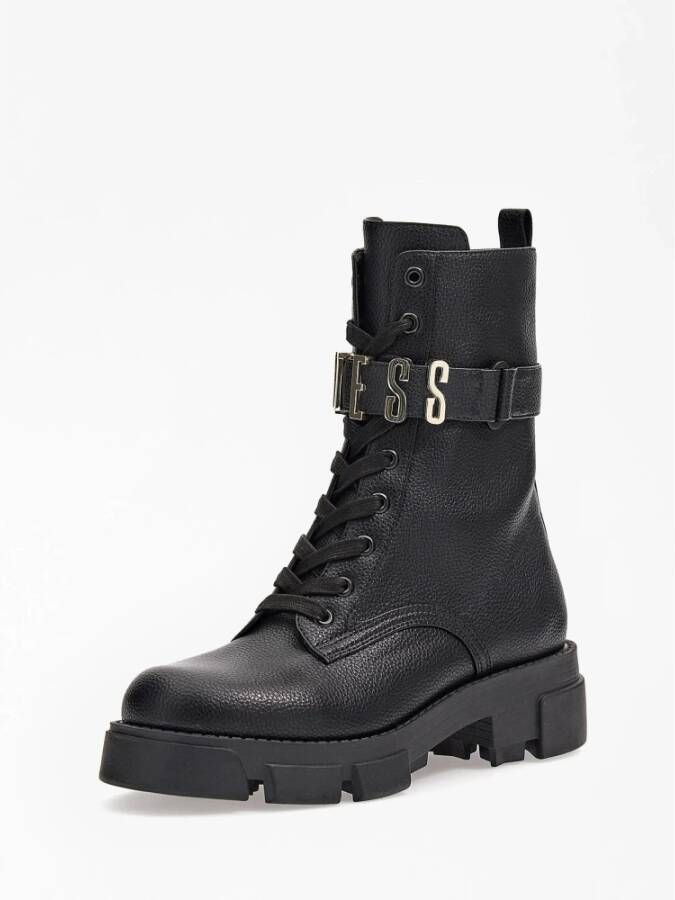 Guess Lace-up Boots Zwart Dames