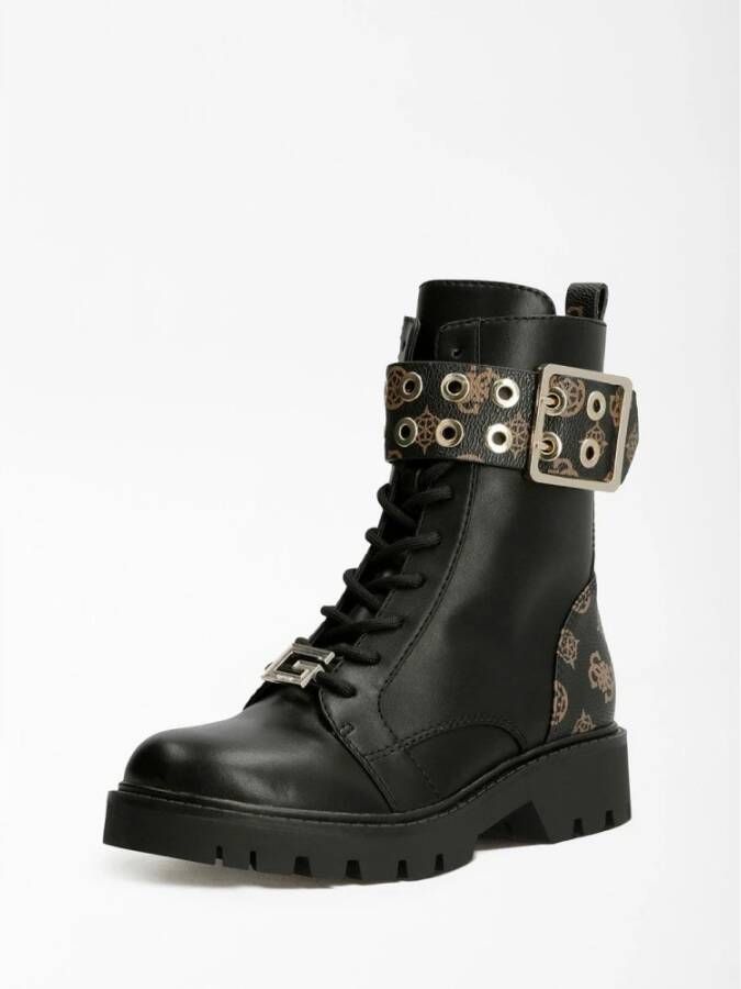 Guess Lace-up Boots Zwart Dames