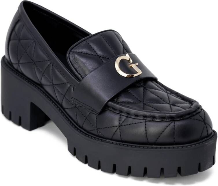 Guess Lage Dameschoenen van Leer Zwart Dames