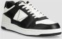 Guess Lage leren sneakers Zwart Black Heren - Thumbnail 4