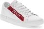 Guess Lage PU Leren Sneakers Wit White Heren - Thumbnail 3