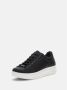 Guess Lage Top Leren Sneakers Black Heren - Thumbnail 2