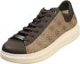 Guess Stijlvolle Beige Bruine Sneakers voor Mannen Brown Heren - Thumbnail 2