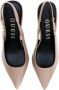 Guess Lak Slingback Leren Hoge Hakken Pink Dames - Thumbnail 7