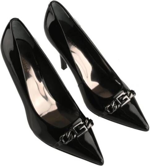 Guess Lakleren Hoge Hakken Schoenen Black Dames