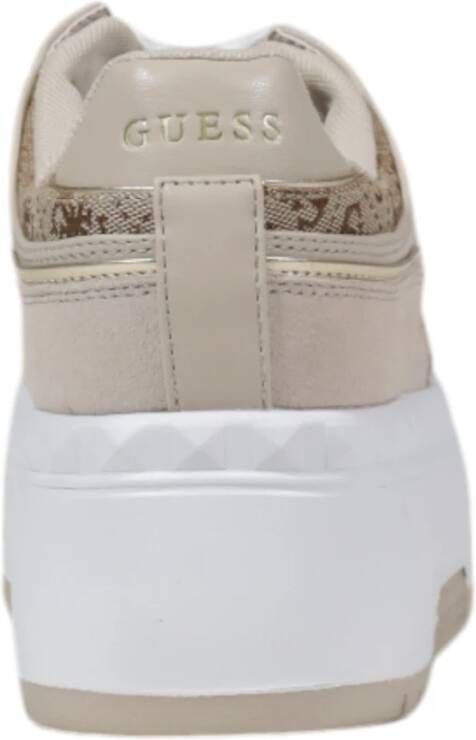 Guess Lente Zomer Dames Sneakers Collectie Beige Dames