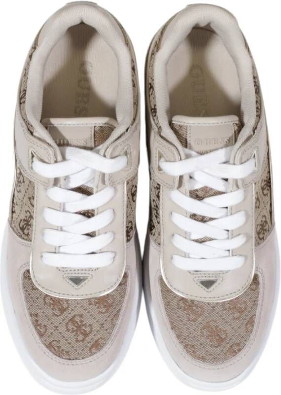 Guess Lente Zomer Dames Sneakers Collectie Beige Dames
