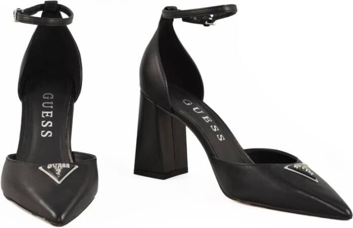 Guess Leren Decolletè Sandalen met Rubberen Zool