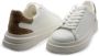 Guess Leren Patch Sneakers Fljelbfal12 White Dames - Thumbnail 6