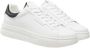 Guess Witte sportieve leren sneakers White Heren - Thumbnail 4