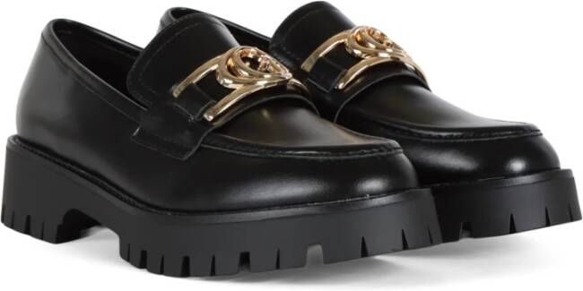 Guess Leren Track Sole Mocassin Black Dames