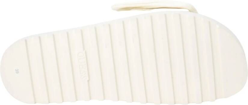 Guess Modieuze Dames Sliders voor een Stijlvolle Look Beige Dames