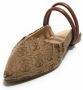 Guess Beige Stoffen en Cognac Leren Vivians Puntige Sabot Schoenen Beige Dames - Thumbnail 2