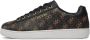 Guess Bruine Sportiee Synthetische Sneakers oor Heren Brown Heren - Thumbnail 3
