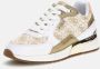 Guess Moxea Sneakers Dames Wit Goud White Dames - Thumbnail 2