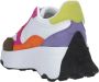 Guess Gekleurde Leren Sneakers met Ronde Neus Multicolor Dames - Thumbnail 7