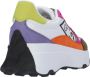Guess Gekleurde Leren Sneakers met Ronde Neus Multicolor Dames - Thumbnail 8