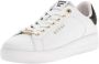 Guess Witte Leren Sneakers met Gouden Logo White Dames - Thumbnail 9