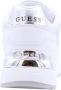 Guess Strass Logo Sneakers Blancs Multicolor Dames - Thumbnail 9