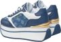 Guess Platform Sneakers met Marineblauw Logo Print Multicolor Dames - Thumbnail 5
