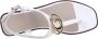 Guess Witte Gekruiste Band Sandalen White Dames - Thumbnail 4