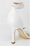 Guess Witte Stiletto Sandalen met Vierkante Neus White Dames - Thumbnail 7