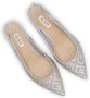 Guess Puntige Neus Raheli 55mm Hakken in Grijs Eco Leer Gray Dames - Thumbnail 5