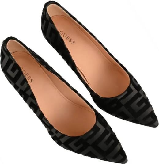 Guess Velvet Allvet Dames Decollettè Zwart Dames