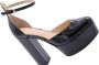 Guess Enkelband Sandalen Calane Model Zwart Dames - Thumbnail 10