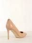 Guess Leren Stiletto Pumps met Logo Plaque Beige Dames - Thumbnail 7